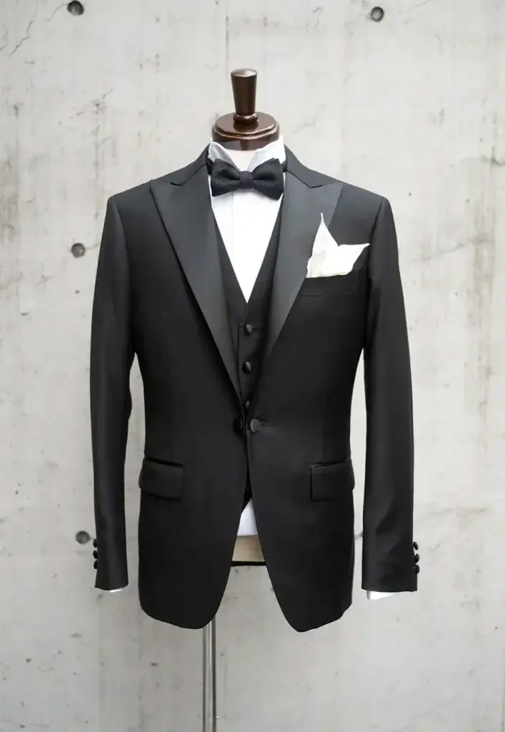 nae. ATELIERナエアトリエ の花婿のためのブラックのタキシード